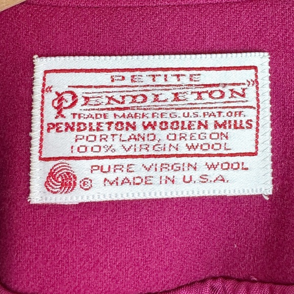 Pendleton Vintage Raspberry Pink Wool Blazer - Picture 5 of 11